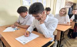 Обучающиеся 10-11 классов приняли участие в образовательной акции «Избирательный диктант». 