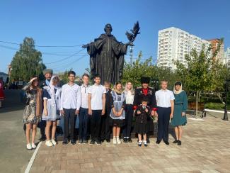 Открытие памятника Сергию Радонежскому