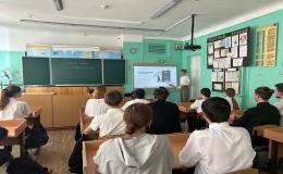 Каждый четверг в школе проходят профориентационные занятия «Россия -мои горизонты»